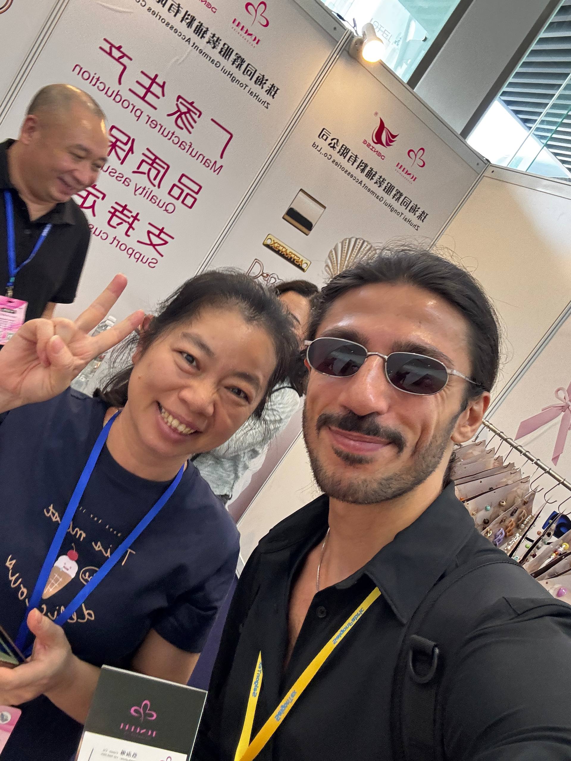 Team at International Exhibition